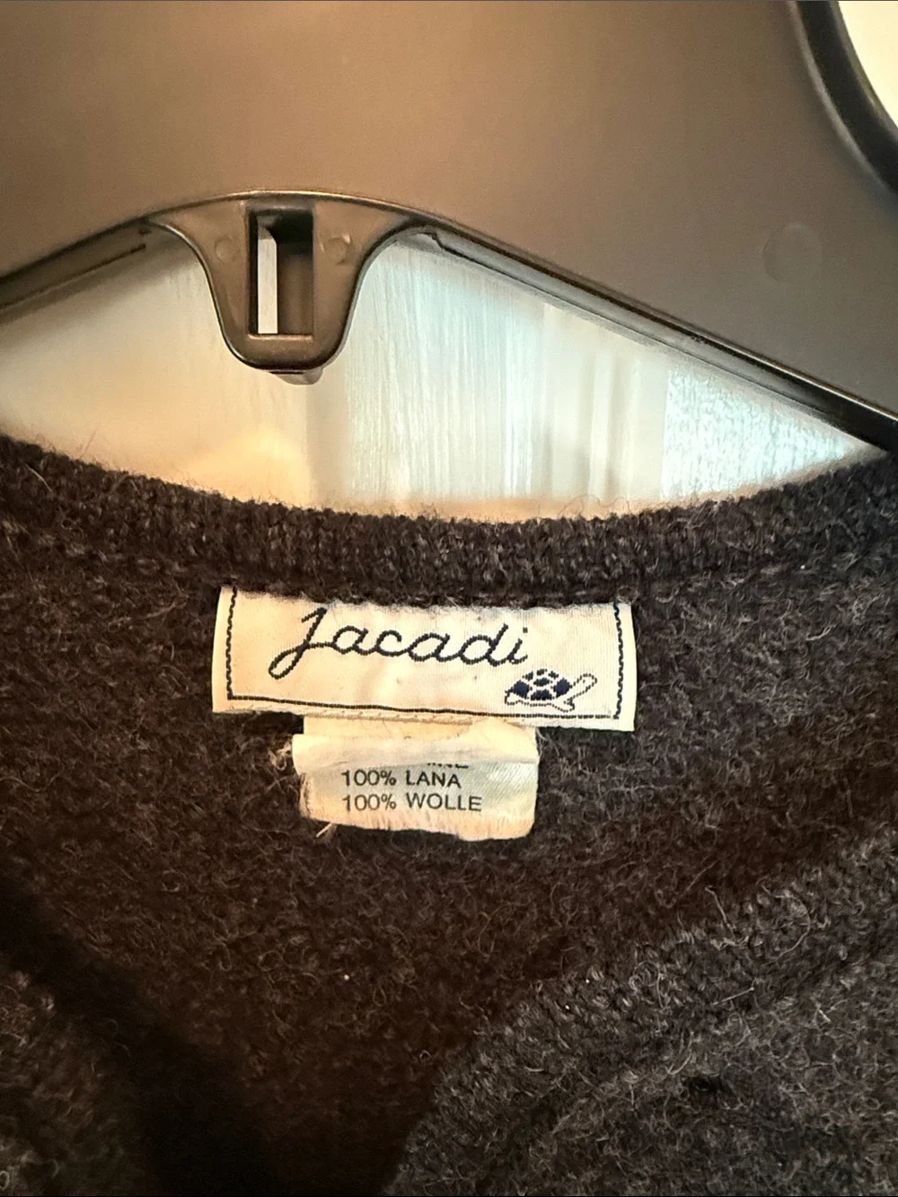 Jacadi Dark Gray Wool Knit Jacket
